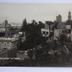 Carte postale ancienne Las Palmas Vista parcial Espagne