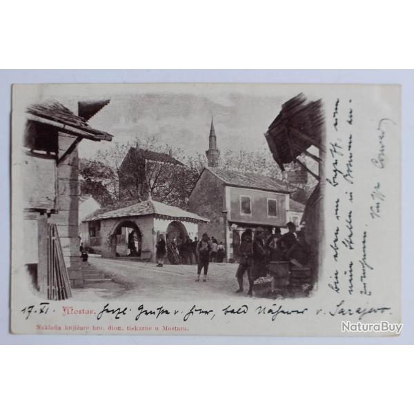 Carte postale ancienne Mostar Bosnie-Herzgovine