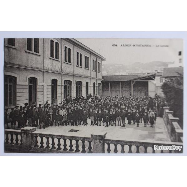 Carte postale ancienne Alger-Mustapha Le Lyce Algrie