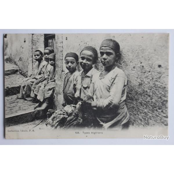 Carte postale ancienne Types Algriens Algrie