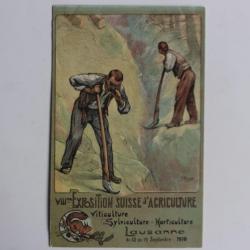 Carte postale ancienne Exposition Suisse Agriculture Lausanne 1910
