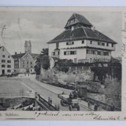 Carte postale ancienne Frauenfeld Schloss Thurgovie Suisse