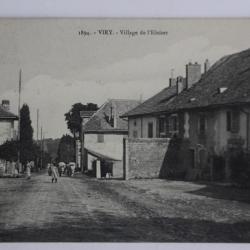 Carte postale ancienne Viry Village de l'Eluiset Haute-Savoie