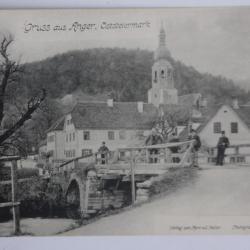 Carte postale ancienne Gruss aus Anger Suisse