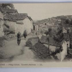 Carte postale ancienne Village Kabyle Taourirt-Amokram Algérie