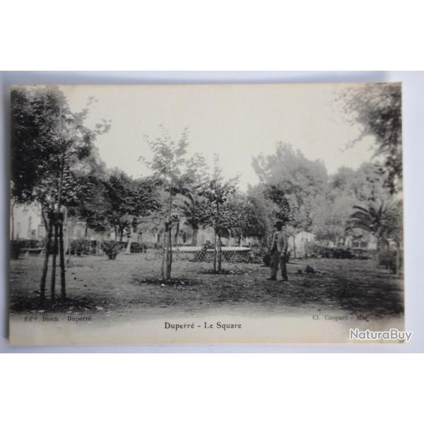 Carte postale ancienne Duperr Le square Algrie