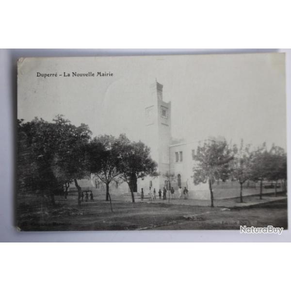 Carte postale ancienne Duperr La nouvelle mairie Algrie