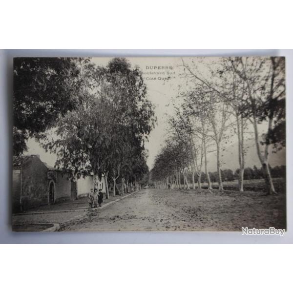 Carte postale ancienne Duperr Boulevard Sud Ct ouest Algrie