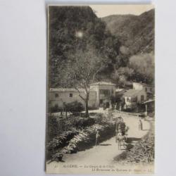 Carte postale ancienne Les gorges de la Chiffa Restaurant Algérie