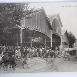 Carte postale ancienne Blida Le marché Algérie