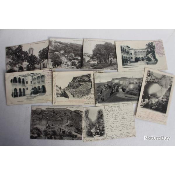 Lot 10 Cartes postales anciennes Mustapha Constantine Algrie