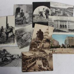 Lot 10 Cartes postales anciennes Alger Algérie