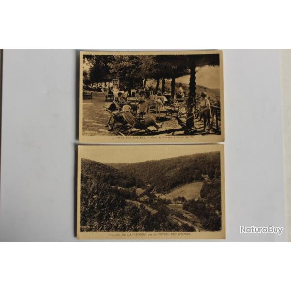 Cartes postales anciennes Plombires-les-Bains Htel des rosiers