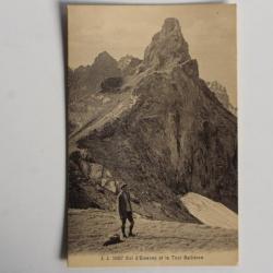 Carte postale ancienne Col d'Emaney Tour Sallières Suisse