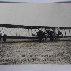 Carte postale ancienne Avion Le Jean Galmot "Tour de France" 1919