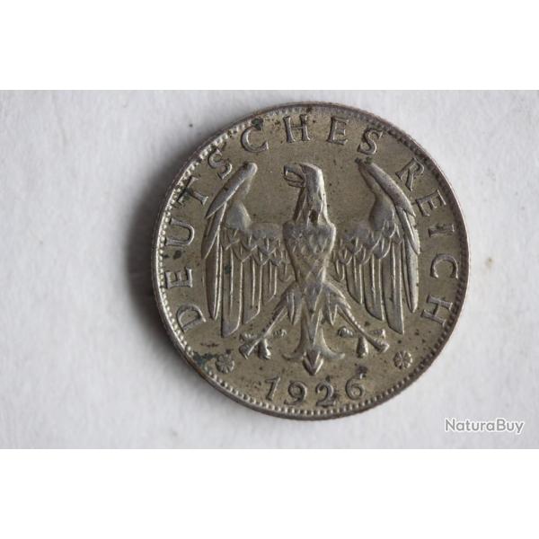 Monnaie 2 Reichsmark 1926 A Allemagne