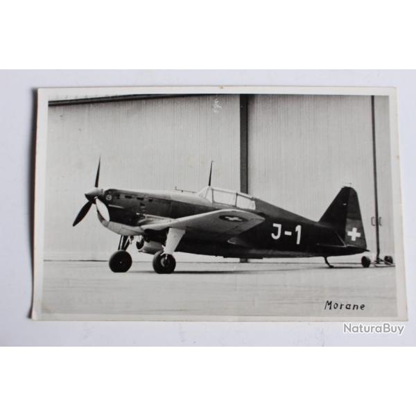 Carte postale ancienne Avion Morane Suisse