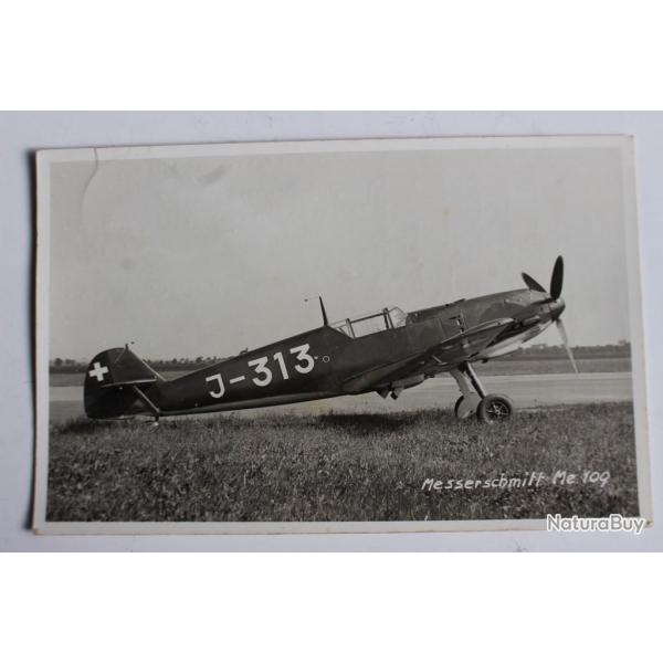 Carte postale ancienne Avion Messerschmitt Me 109 Suisse