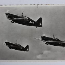 Carte postale ancienne Avions Morane Dübendorf Suisse