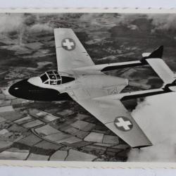 Carte postale ancienne Avion Venome 2 Dübendorf Suisse