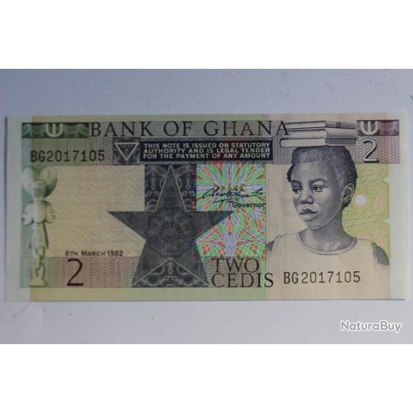 Billet 2 Cedis Ghana 1982