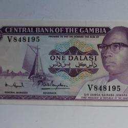 Billet 1 Dalasi Gambie 1971-1987