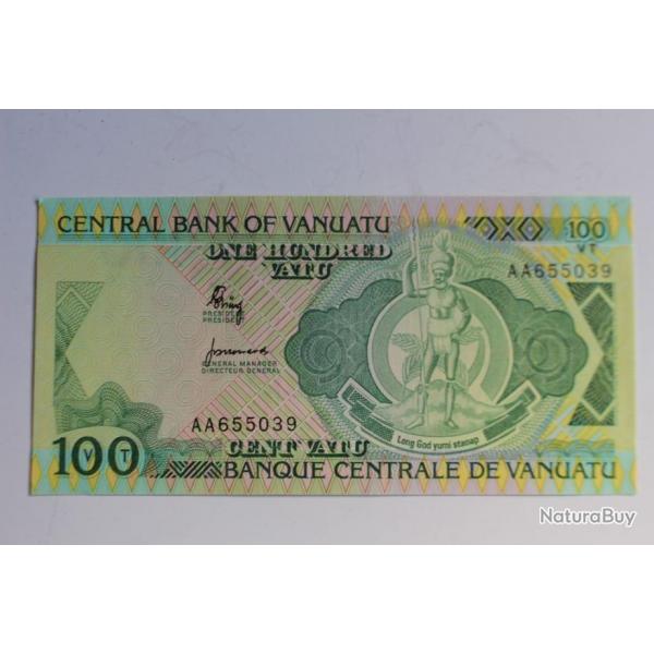 Billet 100 Vatu Vanuatu type 1982-89 neuf