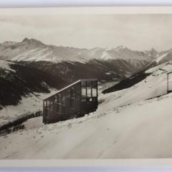Carte postale ancienne Suisse Davos Parsennbahn