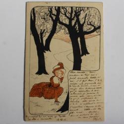 Carte postale ancienne illustrateur Alice WANKE Stroefer série 328-5