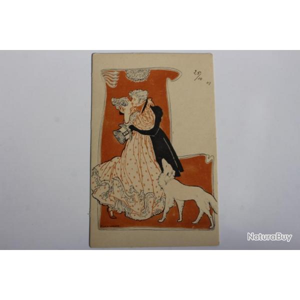 Carte postale ancienne illustrateur Alice WANKE srie 328-9