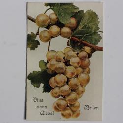 Carte postale publicitaire Meilen Vins sans alcool Zurich Suisse