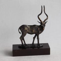 Sculpture bronze Addax antilope