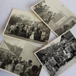 Cartes photos Suisse Petit Pâques Écoles des Tuileries Genève 1954