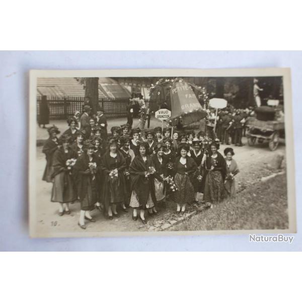 Carte photo Suisse Fte des Narcisses Vaud Grandson