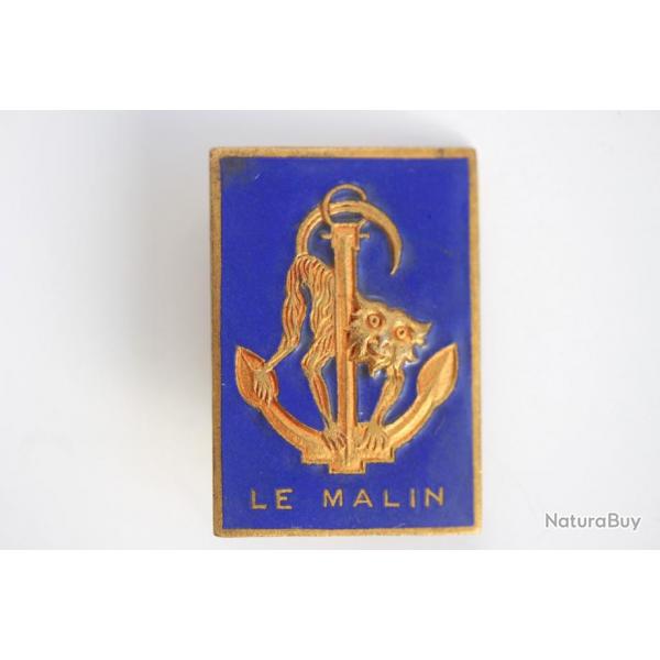 Insigne Le Malin Contre Torpilleur Courtois Marine