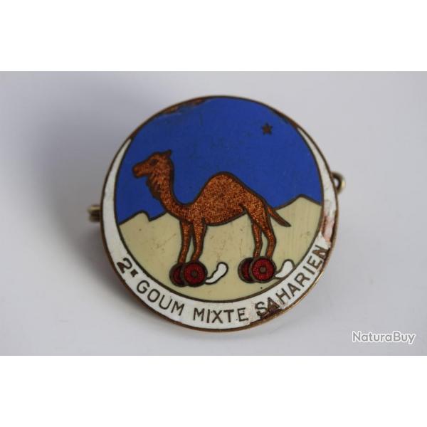 Insigne 2e Goum Mixte Saharien Militaria
