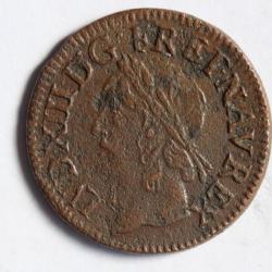Monnaie Double tournois 1643 Louis XIII Le Juste