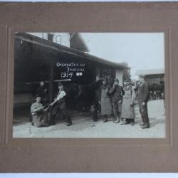 Photographie guerre 1914-18 Occupation des frontières 1914