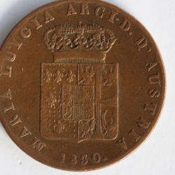 Monnaie 5 centesimi 1830 ITALIE - PARME ET PLAISANCE