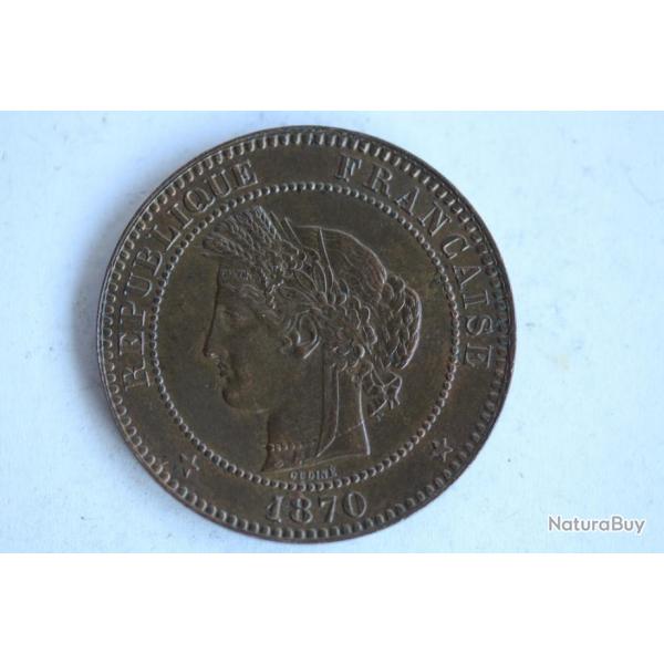 Monnaie 10 centimes Crs 1870 A France