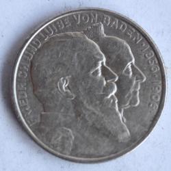 Monnaie argent 5 mark Friedrich I 1906 Allemagne