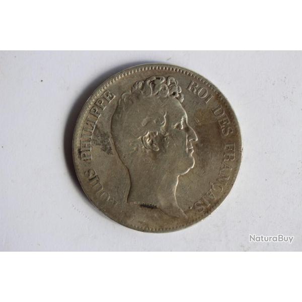 Monnaie argent 5 Francs Louis Philippe 1830 D France