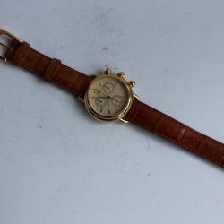 Aerowatch montre Lady Chronographe 1942  plaqué or