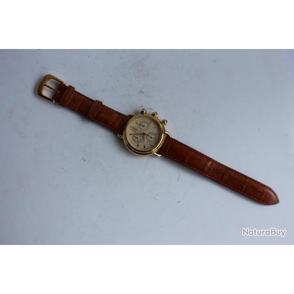 Aerowatch montre Lady Chronographe 1942  plaqu or