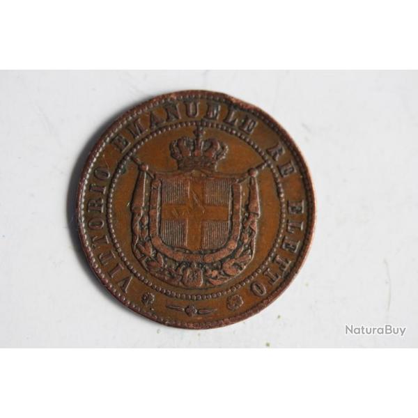 Monnaie 5 Centesimi 1859 Vittorio Emanuele II Toscane Italie