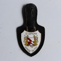 Insigne Pompier St Saphorin Suisse Service du feu
