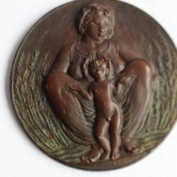 Médaille bronze art déco Francesco GIANNONE