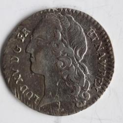 Monnaie argent Louis XV 1/10 écu au bandeau 1741 N