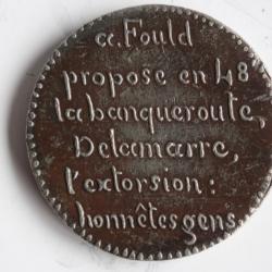 Médaille politique Révolution de 1848 Ledrun Rollin