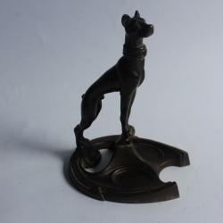 Sculpture presse papier bronze chien